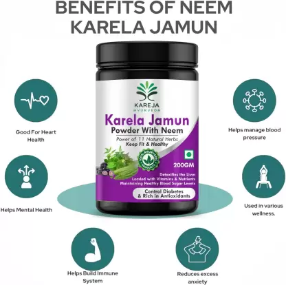 Karela Jamun Powder | Manage Blood Sugar Naturally - Image 3